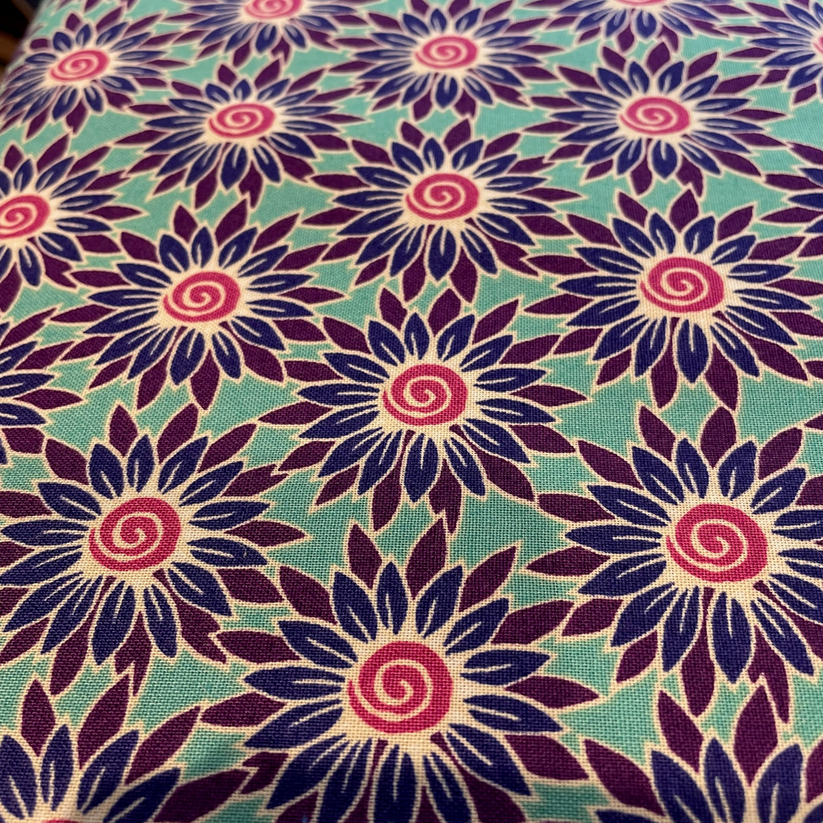 Makower Henna Beth Studley Set 1 | Floral Geometric 12 Designs | Patchwork Quilting | 100% Cotton