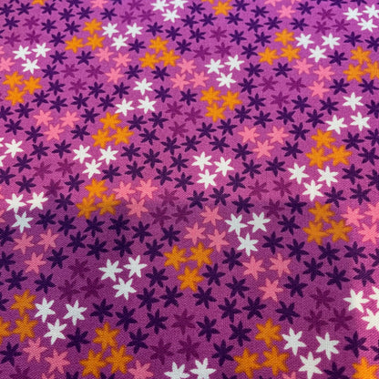 Makower Henna Beth Studley Set 2 | Star Circle Zig Zag Stripe | 12 Designs | Patchwork Quilting | 100% Cotton