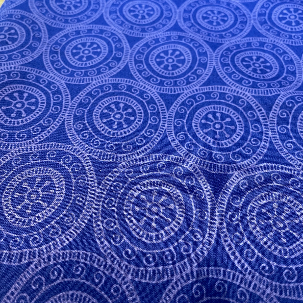 Makower Henna Beth Studley Set 2 | Star Circle Zig Zag Stripe | 12 Designs | Patchwork Quilting | 100% Cotton