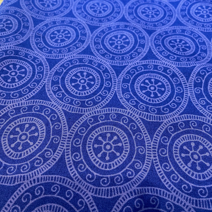 Makower Henna Beth Studley Set 2 | Star Circle Zig Zag Stripe | 12 Designs | Patchwork Quilting | 100% Cotton