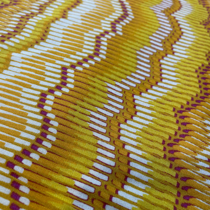 Makower Henna Beth Studley Set 2 | Star Circle Zig Zag Stripe | 12 Designs | Patchwork Quilting | 100% Cotton
