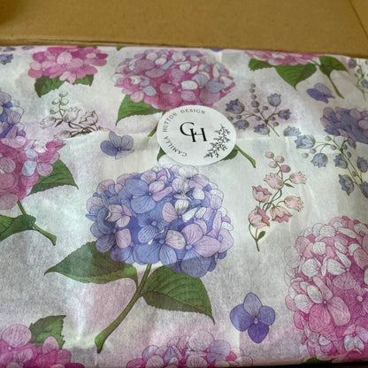 Hand-Dyed Vintage Textile Pack No.1 — Purple, Lilac, Grey & Plum
