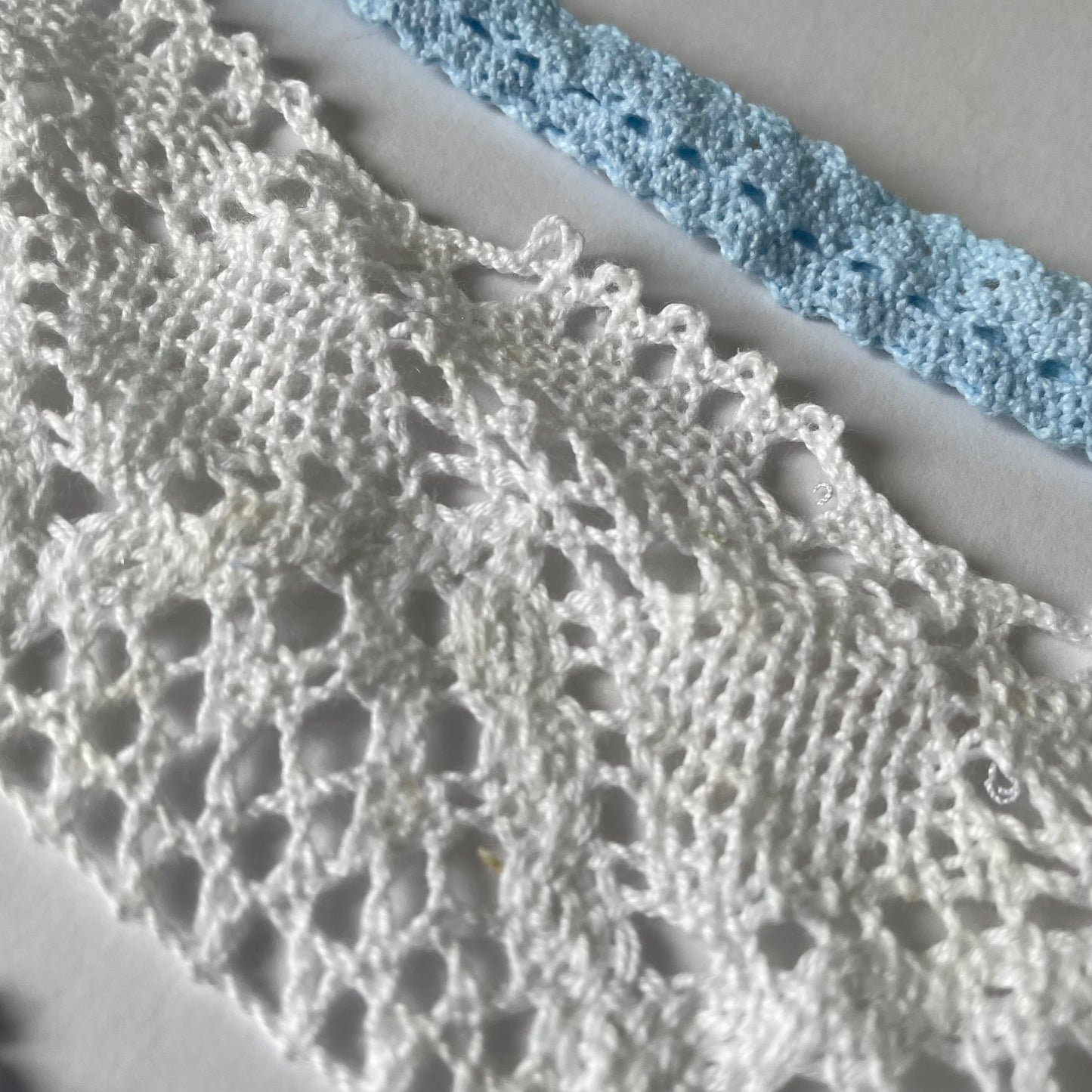 Hand-Dyed Vintage Textile Pack No.1 — Blue, Grey and White