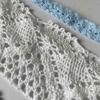 Hand-Dyed Vintage Textile Pack No.1 — Blue, Grey and White