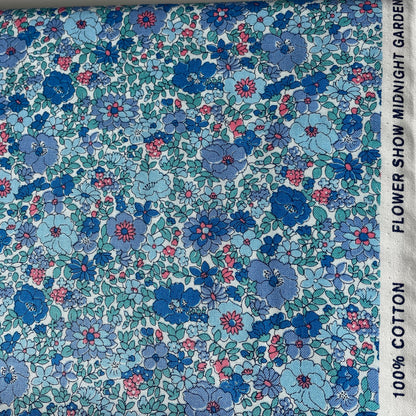 Liberty Of London 15 Different Fabrics Flower Show Midnight Garden Collection £12 per metre 100% Premium Cotton Fabric Quilting Craft Home Decor