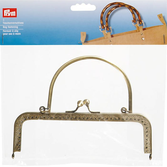 Prym Bag Fastening Elizabeth Antique Brass