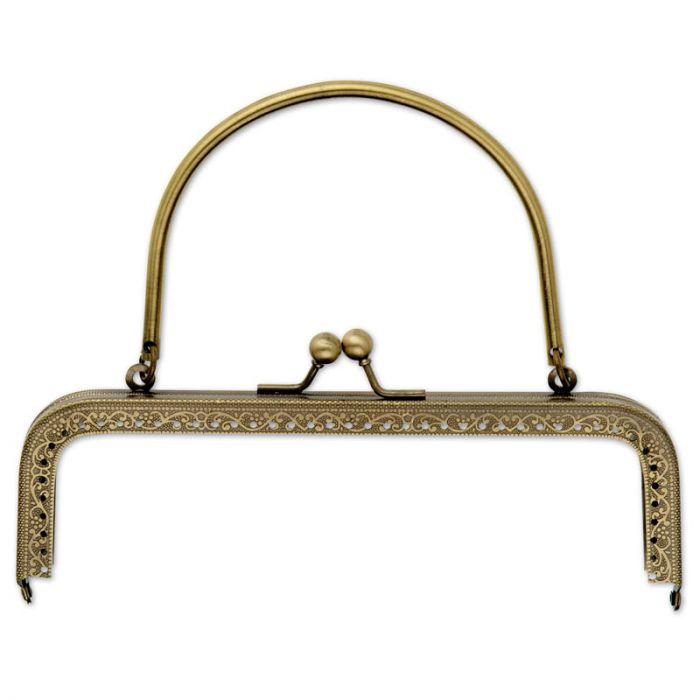 Prym Bag Fastening Elizabeth Antique Brass