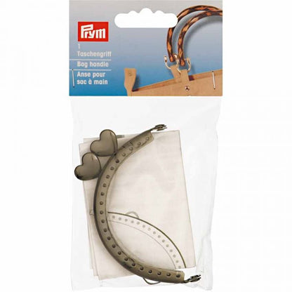 Prym Bag Fastening Linda Dark Silver Purse Clasp Frame 615168