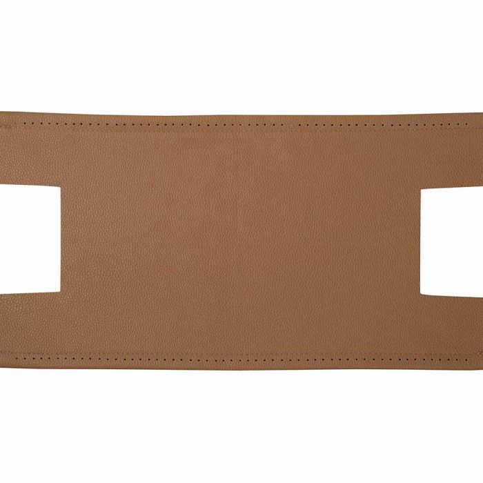 Prym Caroline Sew On Faux Leather Bag Base - Medium Red or Beige