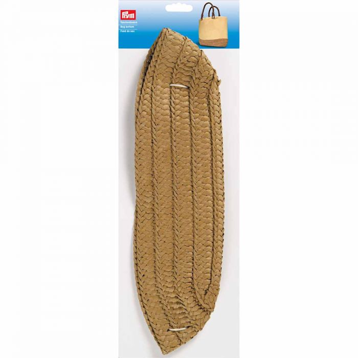 Prym Wicker Finish Bag Base  Natural Straw Bag Bottom, 39 x 11cm  Summer & Beach Bag Making
