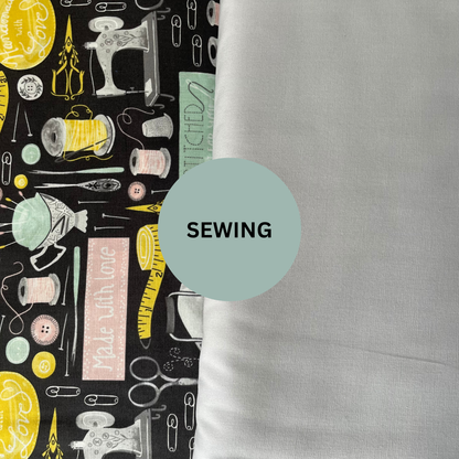 Sew Your Own Lined Tote Bag | 6 Different Kits | Beginner Sewing Kit | Premium Cotton Fabric | Full Instructions Included (Copy) (Copy) (Copy) (Copy)