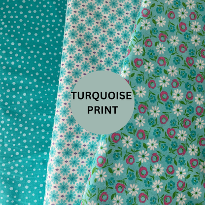 Sew Your Own Scrunchies Kit | 6 Different Kits | Beginner Sewing Kit | Premium Cotton Fabric | Full Instructions Included