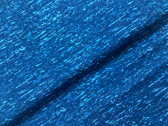 Makower Elements Dark Blue Fabric 2404-B8 Seascape Landscapes Tonal 100% Quilting Cotton