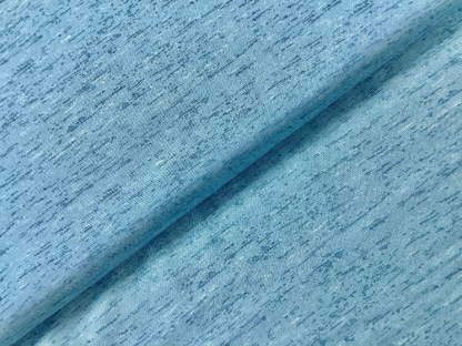Makower Elements Mid Blue Fabric 2404-B4 Landscapes Seascapes Tonal 100% Quilting Cotton