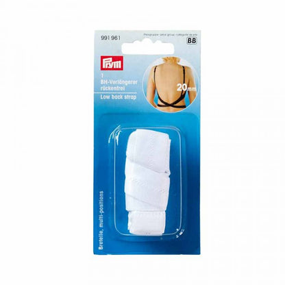 Prym Bra Straps Replacement White 10mm 991940 Low Back White 20mm 991961 H Clip 991872