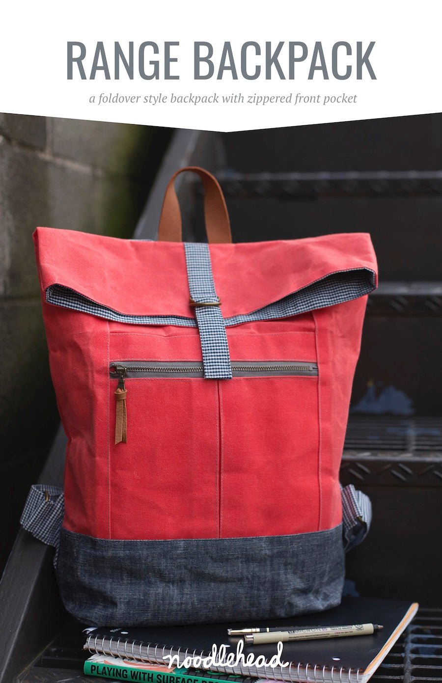 Range Backpack Bag Making Pattern by Noodlehead Rucksack