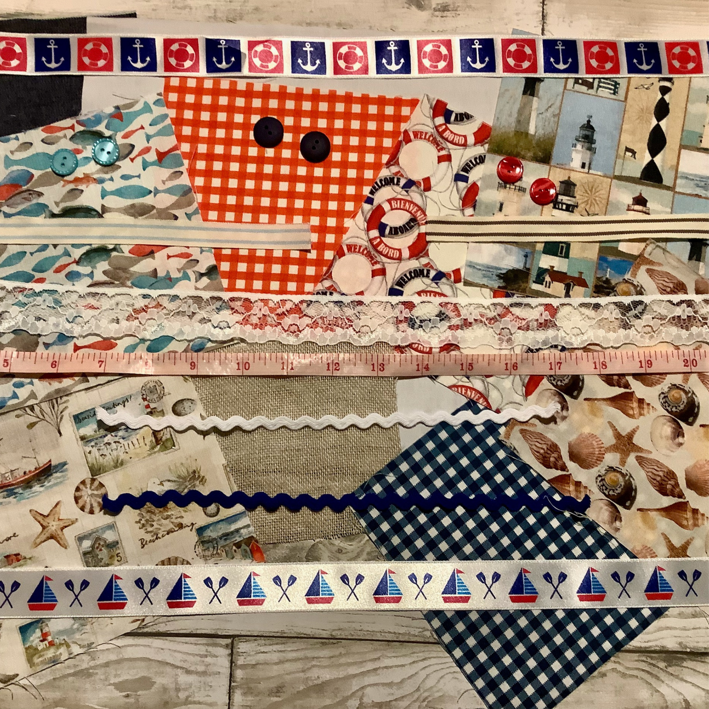 Seaside Slow Stitch Inspiration Bundle — Taster Kit