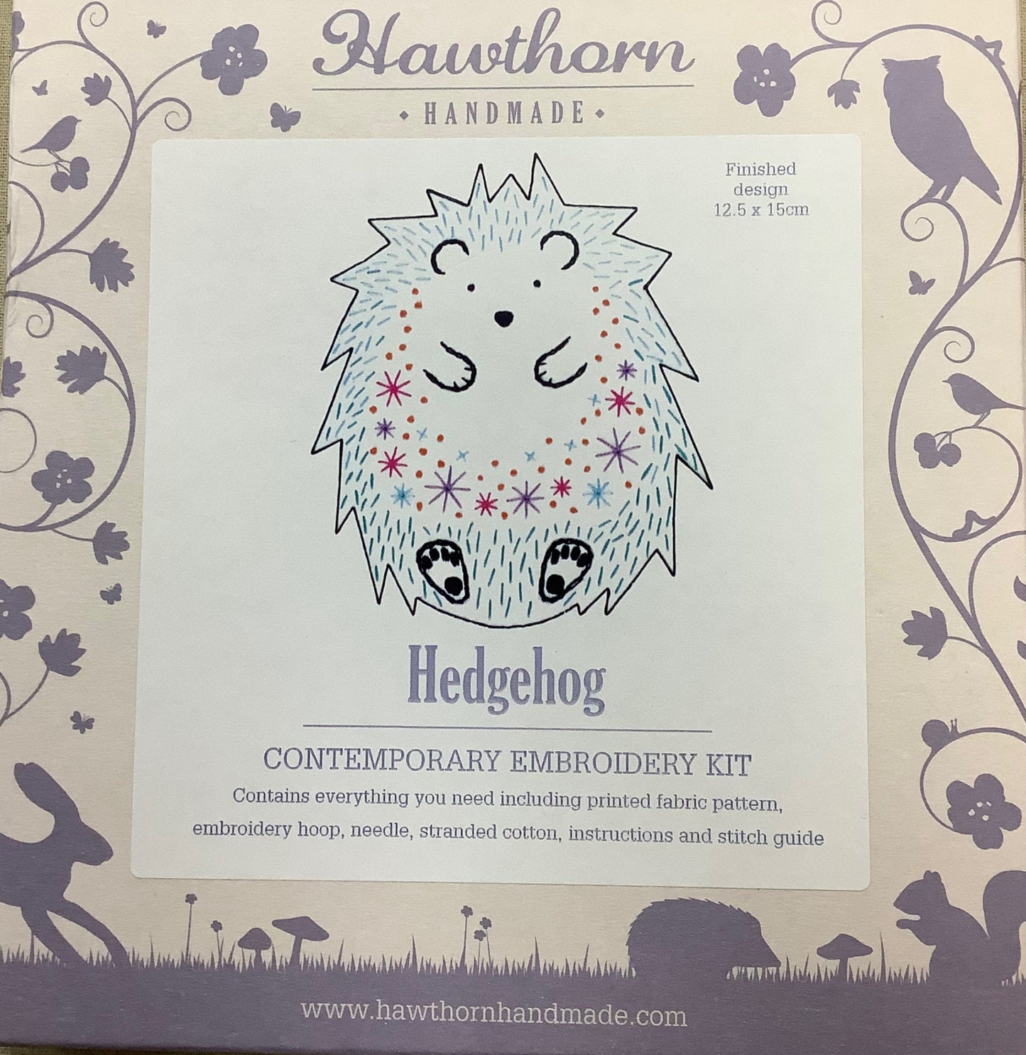 Hawthorn Handmade Ancient Hedgehog Embroidery Kit