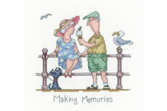 Heritage Crafts Peter Underhill Golden Years Making Memories Cross Stitch Kit